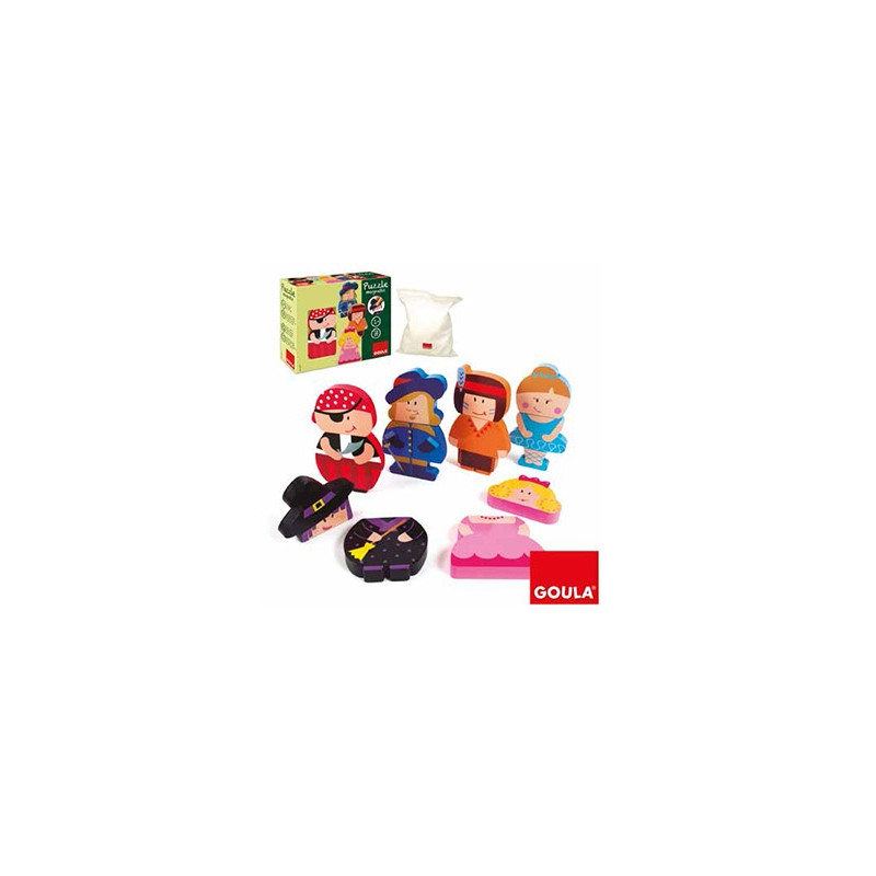 PUZZLE GOULA INFANTIL PERSONAJES MAGNETICOS