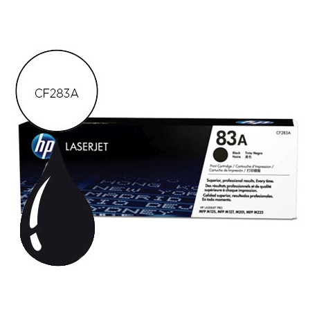 TONER HP 83A LASERJET PRO MFP M127/M125 NEGRO 1500 PAG