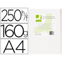 PAPEL FOTOCOPIADORA Q-CONNECT ULTRA WHITE DIN A4 160 GRAMOS PAQUETE DE 250 HOJAS