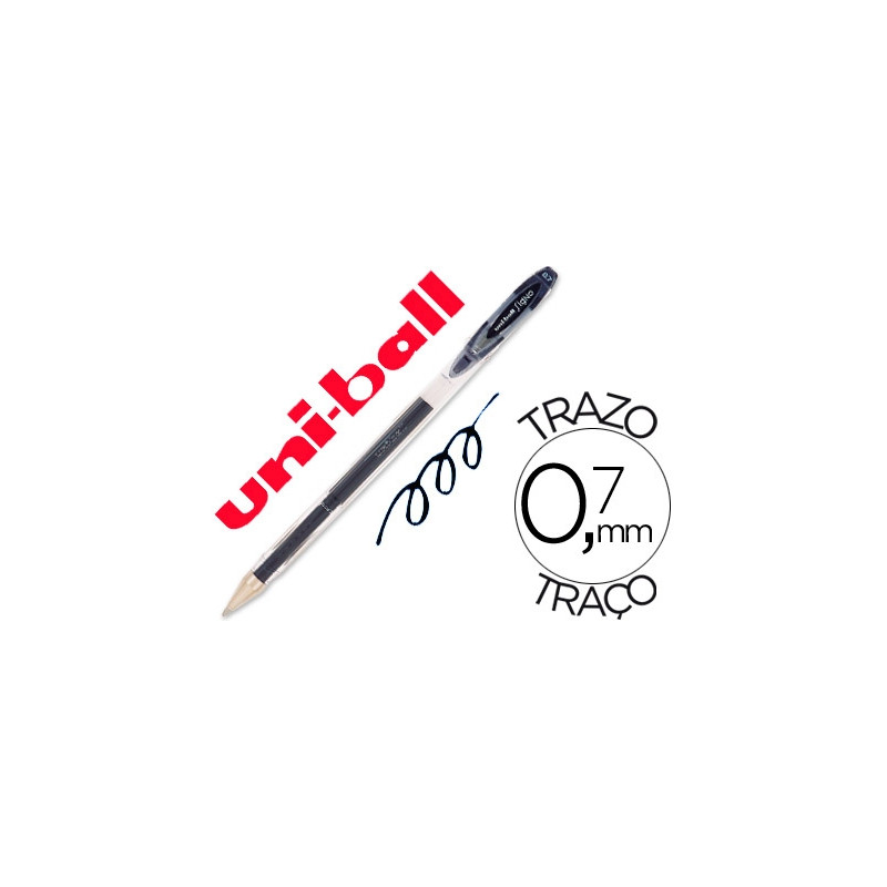 BOLIGRAFO UNI-BALL ROLLER UM-120 SIGNO 0,7 MM TINTA GEL COLOR NEGRO