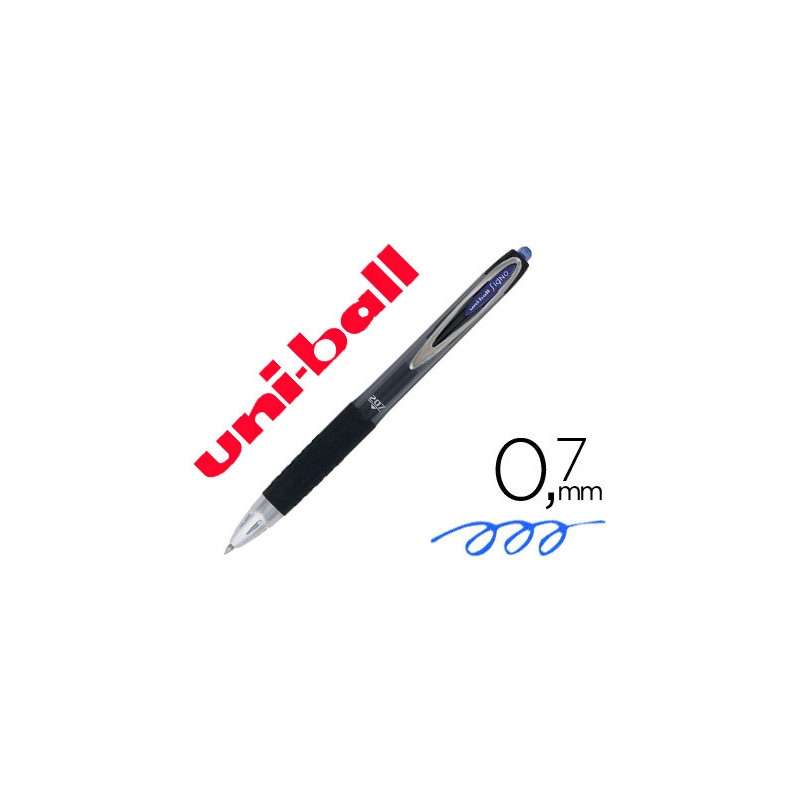 BOLIGRAFO UNI-BALL SIGNO 207E RETRACTIL 0,7 MM COLOR AZUL