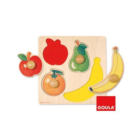 PUZZLE DISET FRUTAS 4 PIEZAS