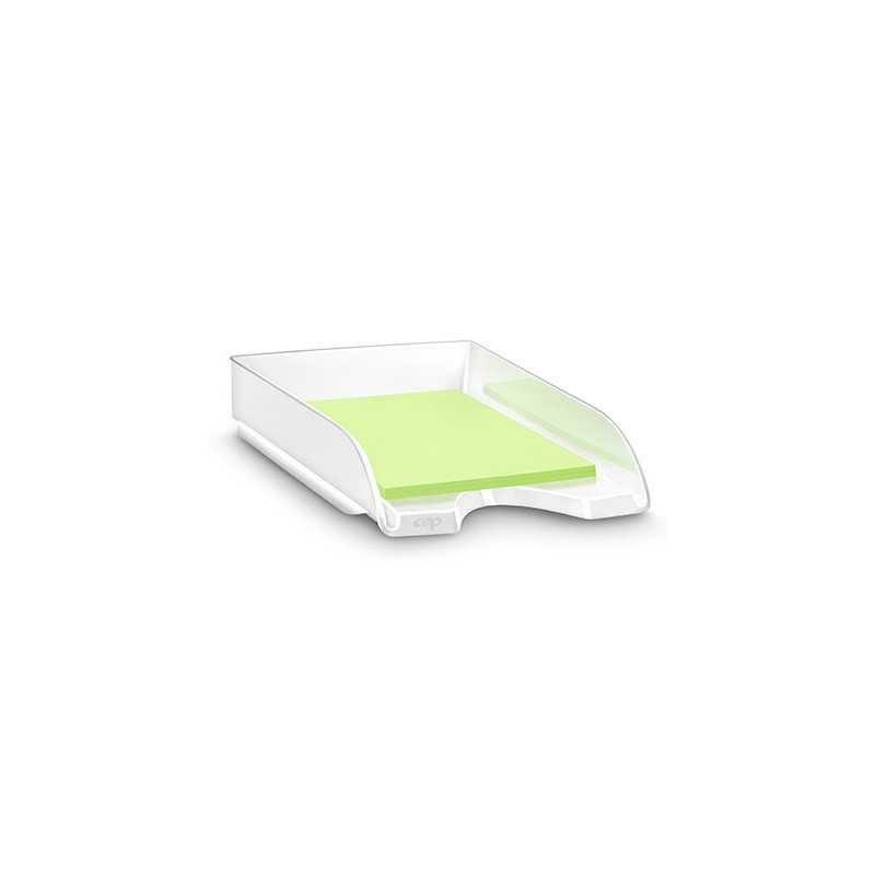 BANDEJA SOBREMESA CEP PLASTICO BLANCA 257X348X66 MM