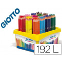 LAPICES DE COLORES GIOTTO STILNOVO SCHOOL PACK DE 192 UNIDADES 12 COLORES X 16 UNIDADES