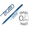 ROTULADOR TRATTO OFFICE FINE PUNTA DE FIBRA TRAZO 0,7 MM AZUL