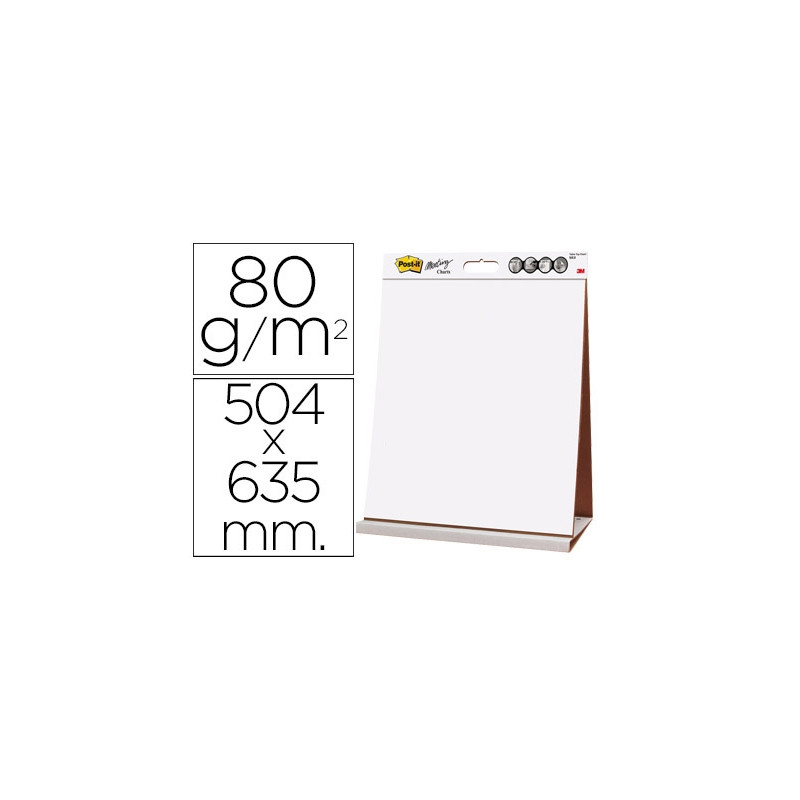 BLOC CONGRESO POST-IT LISO RECICLADO 504X635 MM 20 HOJAS 80G/M2