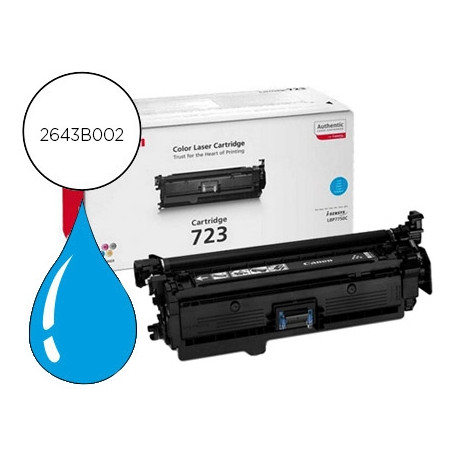 TONER CANON LASER CRG 723 CYAN 5000 PAG