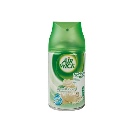 AMBIENTADOR AIR WICK FLORES BLANCAS RECAMBIO DE 250 ML PARA APARATO AIR WICK FRESHMATIK