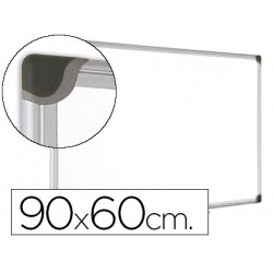 PIZARRA BLANCA BI-OFFICE MAGNETICA MAYA W CERAMICA VITRIFICADA MARCO DE ALUMINIO 90 X 60 CM CON BAND