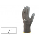 GUANTES DELTAPLUS POLIESTER ANTIDESLIZANTE LAVABLE ESPECIAL PARA MANIPULACION Y MANUTENCION GRIS TAL