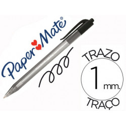 BOLIGRAFO PAPER MATE INKJOY 100 RETRACTIL PUNTA MEDIA NEGRO