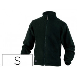 CHAQUETA DELTAPLUS POLAR CON CREMALLERA 2 BOLSILLOS COLOR NEGRO TALLA S