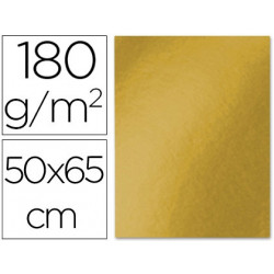 CARTULINA LIDERPAPEL 50X65 CM 180 GR ORO VIEJO UNIDAD