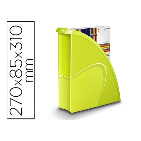 REVISTERO CEP PLASTICO USO VERTICAL / HORIZONTAL VERDE 85X270X310 MM