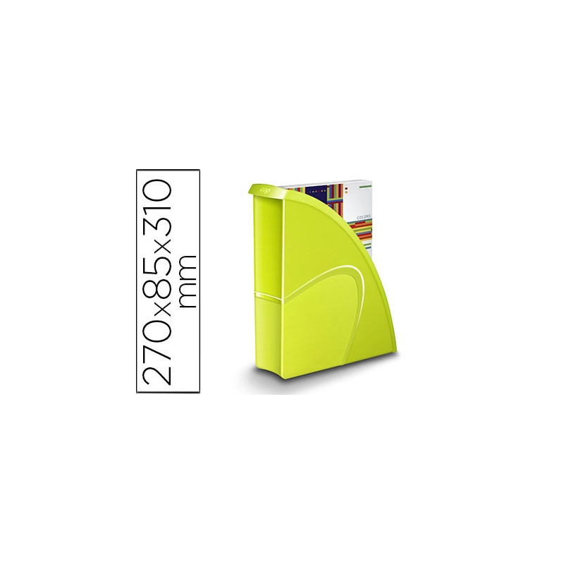 REVISTERO CEP PLASTICO USO VERTICAL / HORIZONTAL VERDE 85X270X310 MM