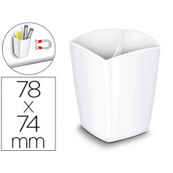 CUBILETE PORTALAPICES CEP MAGNETICO BLANCO 78X74X95 MM