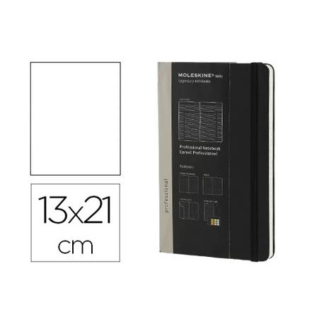 LIBRETA MOLESKINE TAPA DURA PROFESIONAL 240 HOJAS LISTAS DESMONTABLES TAREAS PLANNING COLOR NEGRO 13