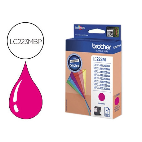 INK-JET BROTHER LC-223CBP MAGENTA DCP4120DW MFCJ4420DW MFCJ4620DW MFCJ5320DW 550 PAG