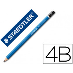 LAPICES DE GRAFITO STAEDTLER MARS LUMOGRAPH 100 4B UNIDAD