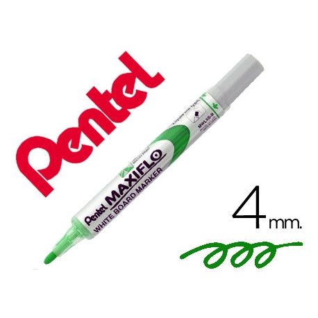 ROTULADOR MAXIFLO PENTEL PARA PIZARRA BLANCA COLOR VERDE