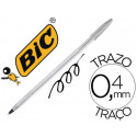 BOLIGRAFO BIC CRISTAL CELEBRATION PLATA TINTA NEGRA UNIDAD