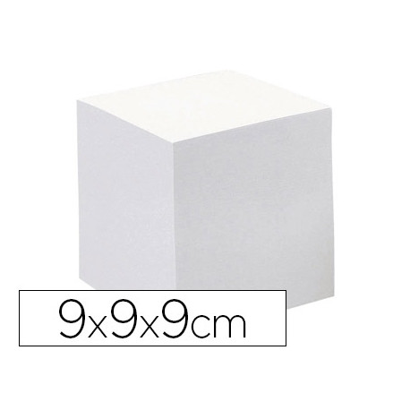 TACO PAPEL QUO VADIS ENCOLADO BLANCO 680 HOJAS 100% RECICLADO 90X90X90 MM 90 GR