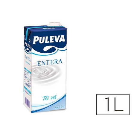 LECHE PULEVA ENTERA BRIK DE 1 LITRO