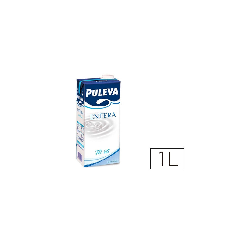 LECHE PULEVA ENTERA BRIK DE 1 LITRO