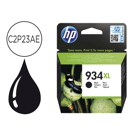 INK-JET HP 934XL OJP 6230 6830 NEGRO 1000 PAG