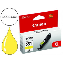 INK-JET CANON CLI-551XL IP7250 / MG5450 / MG6350 AMARILLO