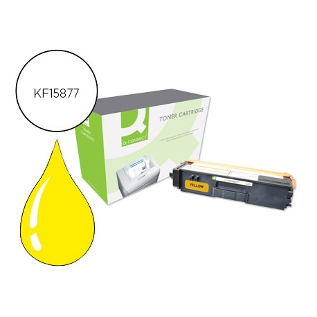 TONER Q-CONNECT COMPATIBLE BROTHER TN325Y HL-4140CN / 4150CDN / 4570CDW / 4570CDWT / DCP 9055 AMARIL