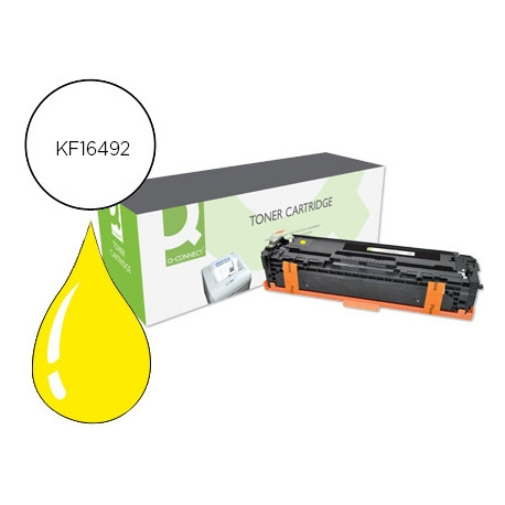 TONER Q-CONNECT COMPATIBLE HP CF212A COLOR LASERJET M251N / 251NW / 276N / 276NW AMARILLO 1.800 PAG