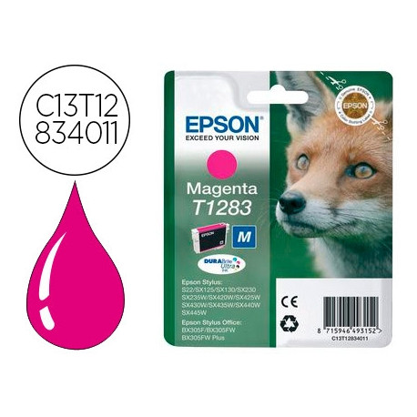 INK-JET EPSON T1283 STYLUS S22 / SX125 MAGENTA -170 PAG-