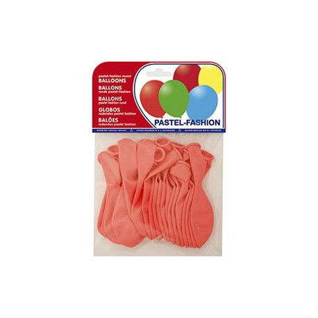 GLOBO 100% LATEX BIODEGRADABLE PASTEL ROSA BOLSA DE 20 UNIDADES