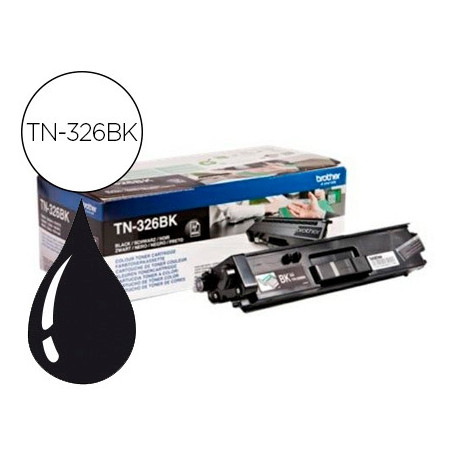 TONER BROTHER TN-326BK HLL8250CDN / HLL8350CDW ALTA CAPACIDAD NEGRO 4000 PAG