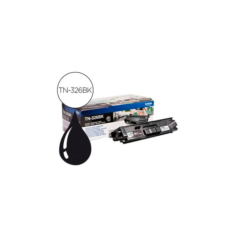 TONER BROTHER TN-326BK HLL8250CDN / HLL8350CDW ALTA CAPACIDAD NEGRO 4000 PAG