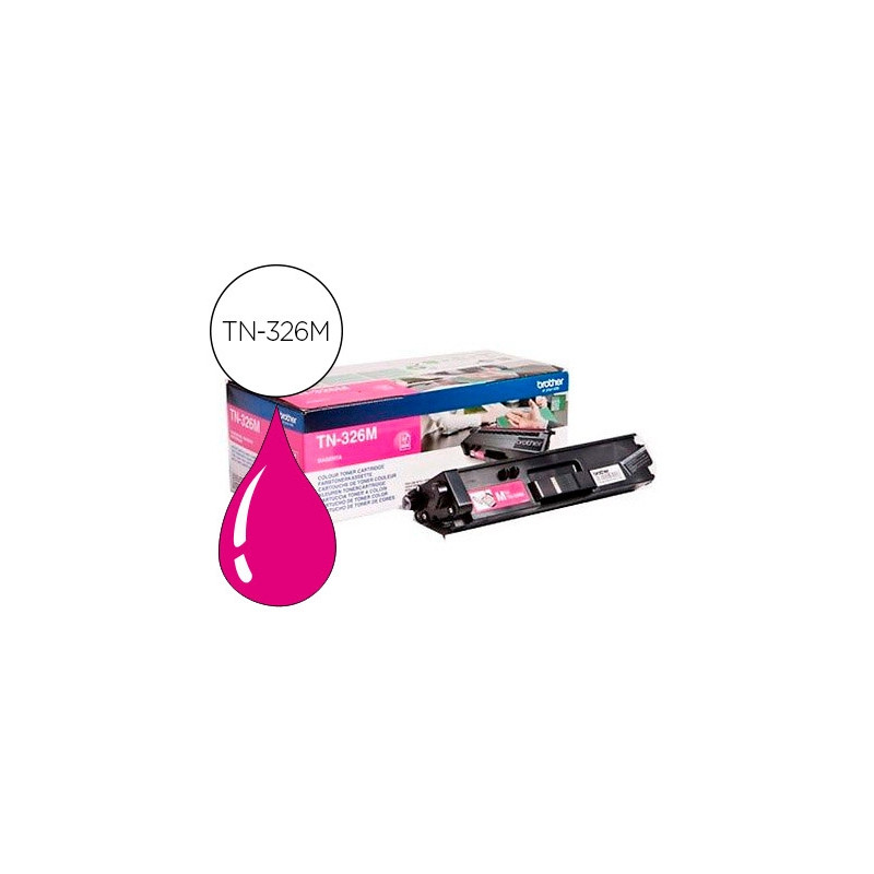 TONER BROTHER TN-326M HLL8250CDN / HLL8350CDW ALTA CAPACIDAD MAGENTA 3500 PAG