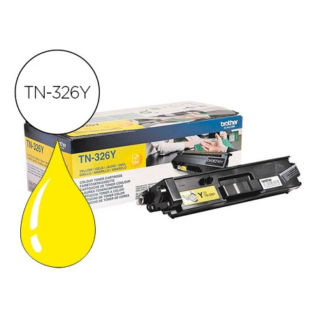 TONER BROTHER TN-326Y HLL8250CDN / HLL8350CDW ALTA CAPACIDAD AMARILLO 3500 PAG