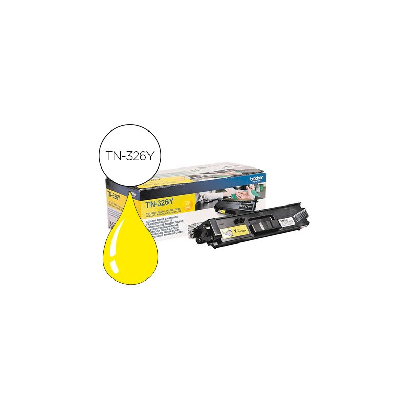 TONER BROTHER TN-326Y HLL8250CDN / HLL8350CDW ALTA CAPACIDAD AMARILLO 3500 PAG