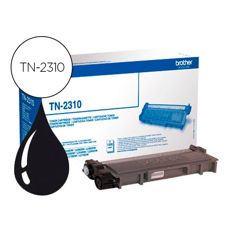 TONER BROTHER TN-2310 DCP-L2500D / HL-L2300D / MFC-L2700DW / MFC-L2720DW NEGRO 1200 PAG