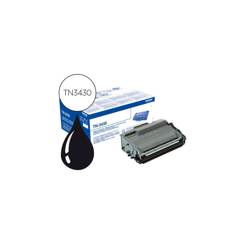 TONER BROTHER TN-3430 DCP-L5500DN / DCP-L6600DW / HL-L5000D / MFC-L5700 NEGRO 3000 PAG