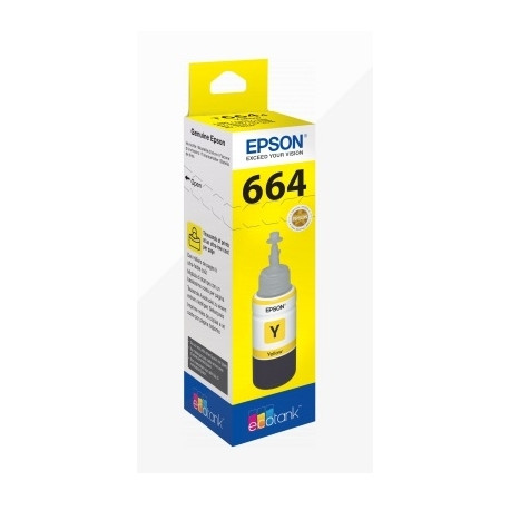 TINTA EPSON T6644 ET2500/2550/ /14000/L475/565/575/4500 AMARILLO BOTELLA 70 ML 6.500 PAG