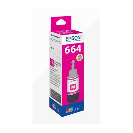 TINTA EPSON T6643 ET2500/2550/ /14000/L475/565/575/4500 MAGENTA BOTELLA 70 ML 6.500 PAG