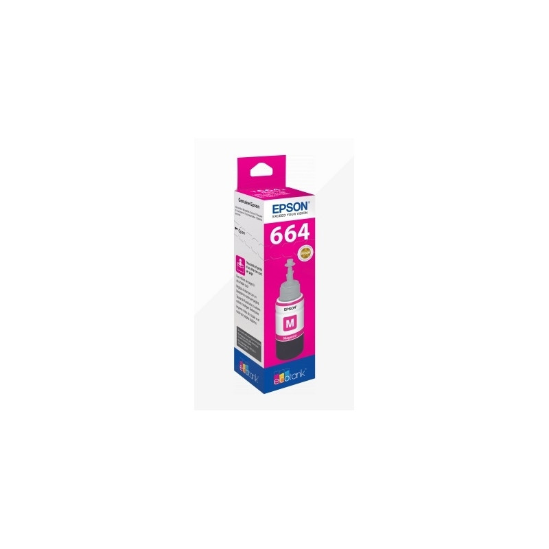 TINTA EPSON T6643 ET2500/2550/ /14000/L475/565/575/4500 MAGENTA BOTELLA 70 ML 6.500 PAG