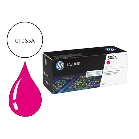 TONER HP 508A LASERJET ENTERPRISE M552/553/577 MAGENTA 5.000 PAG