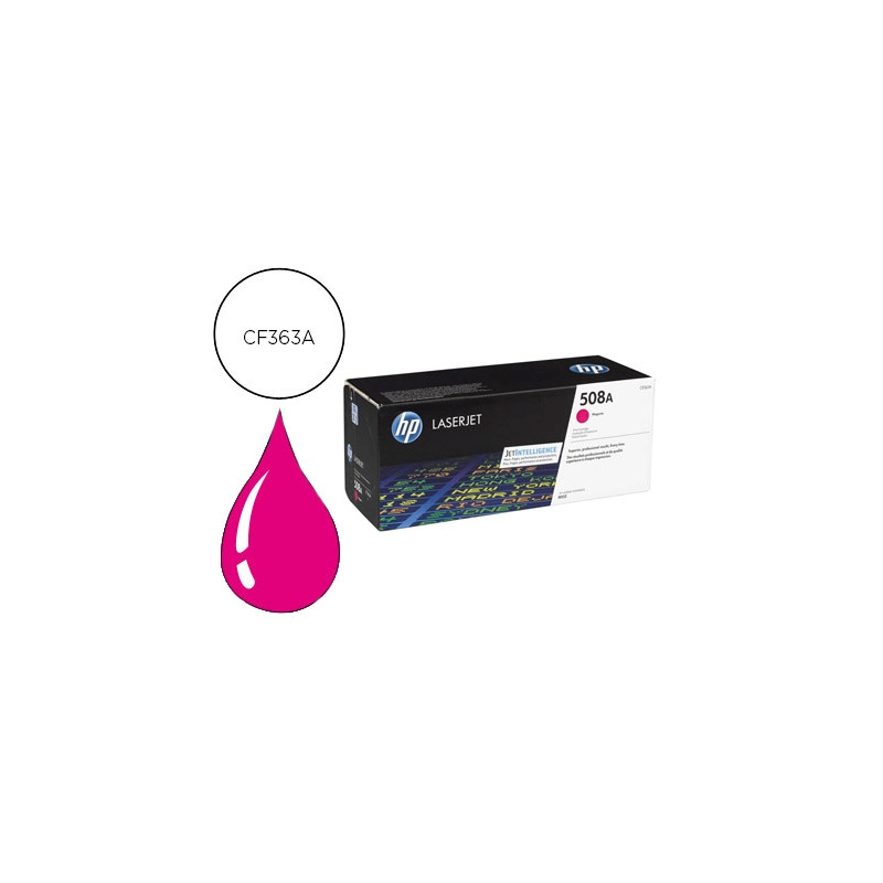 TONER HP 508A LASERJET ENTERPRISE M552/553/577 MAGENTA 5.000 PAG