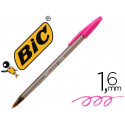 BOLIGRAFO BIC CRISTAL FUN ROSA PUNTA 1,6 MM