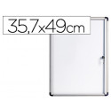 VITRINA DE ANUNCIOS BI-OFFICE FONDO MAGNETICO EXTRAPLANA DE INTERIOR 357X490 MM