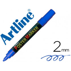 ROTULADOR ARTLINE POSTER MARKER EPP-4-AZU PUNTA REDONDA 2 MM COLOR AZUL