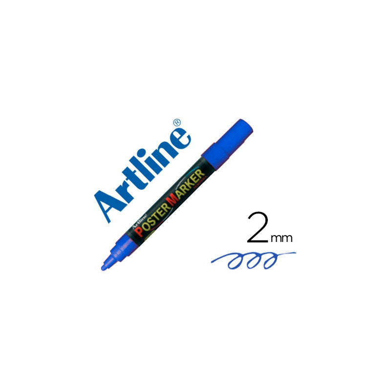 ROTULADOR ARTLINE POSTER MARKER EPP-4-AZU PUNTA REDONDA 2 MM COLOR AZUL